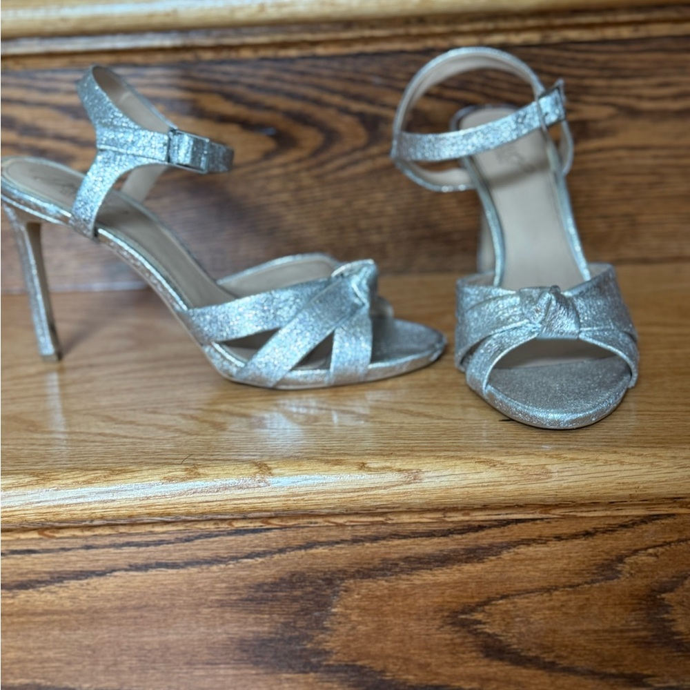 Touch Ups Silver Stiletto Heels